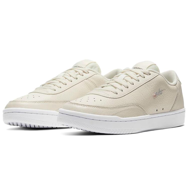 Nike Womens Court Vintage Premium 'Pale Ivory' (women's sizes) Pale Ivory / Aura / Washed Coral Skate Shoes CW1067 101