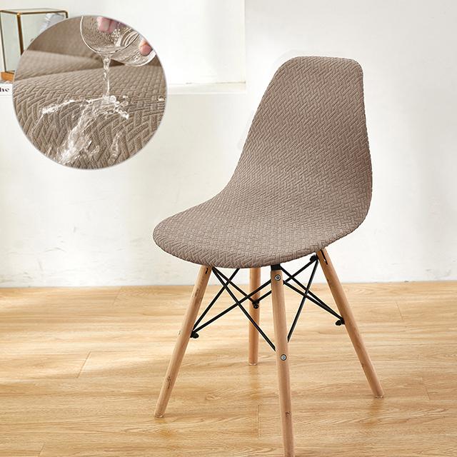 Водостойкие жаккардовые чехлы на стулья из спандекса, спинка, чехол для сиденья для гостиной, офиса, бара, банкета, украшение, пылезащитный чехол, 1 шт.