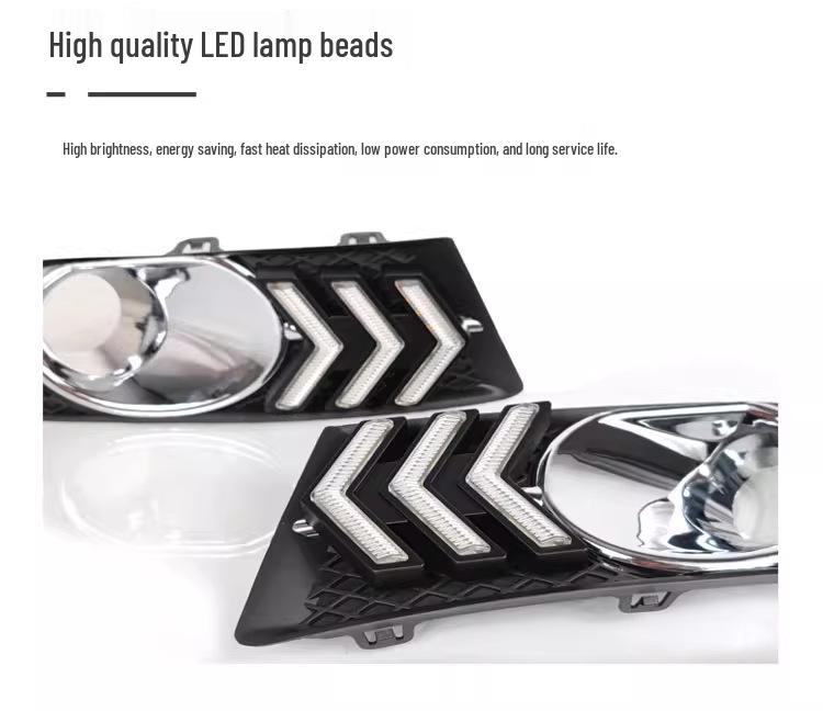 LED DRL Turn Signals for 2010-2013 Buick Excelle GT Fog Light Mod