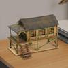 1/72 Модель здания Дом, Деревянные наборы Дом DIY Проекты Аксессуар