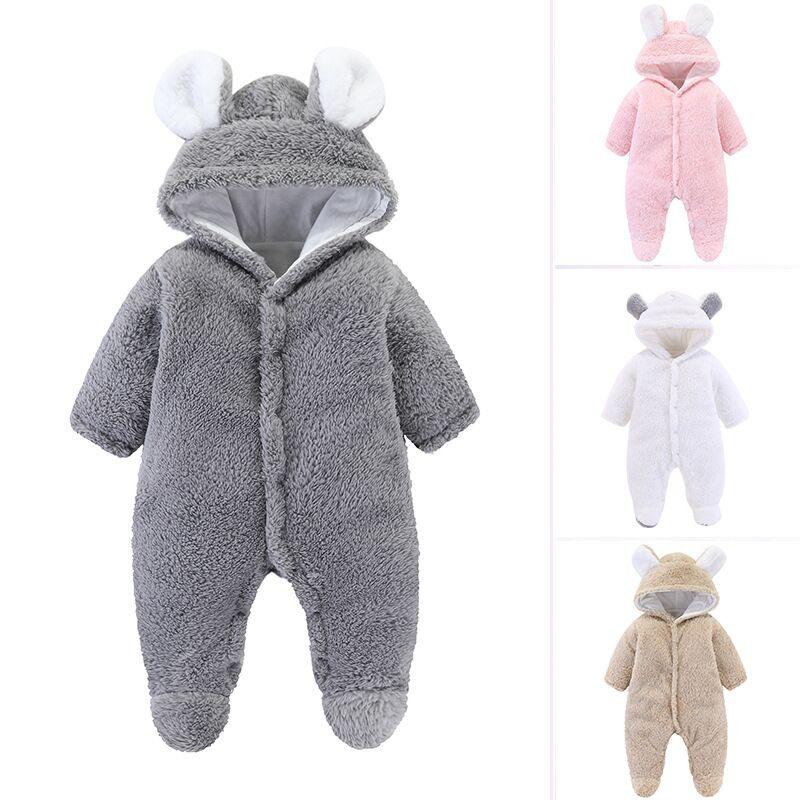 Baby Girls Newborn Clothes Baby Winter Overalls Baby Rompers For Baby Boys Jumpsuit Infant Clothing
