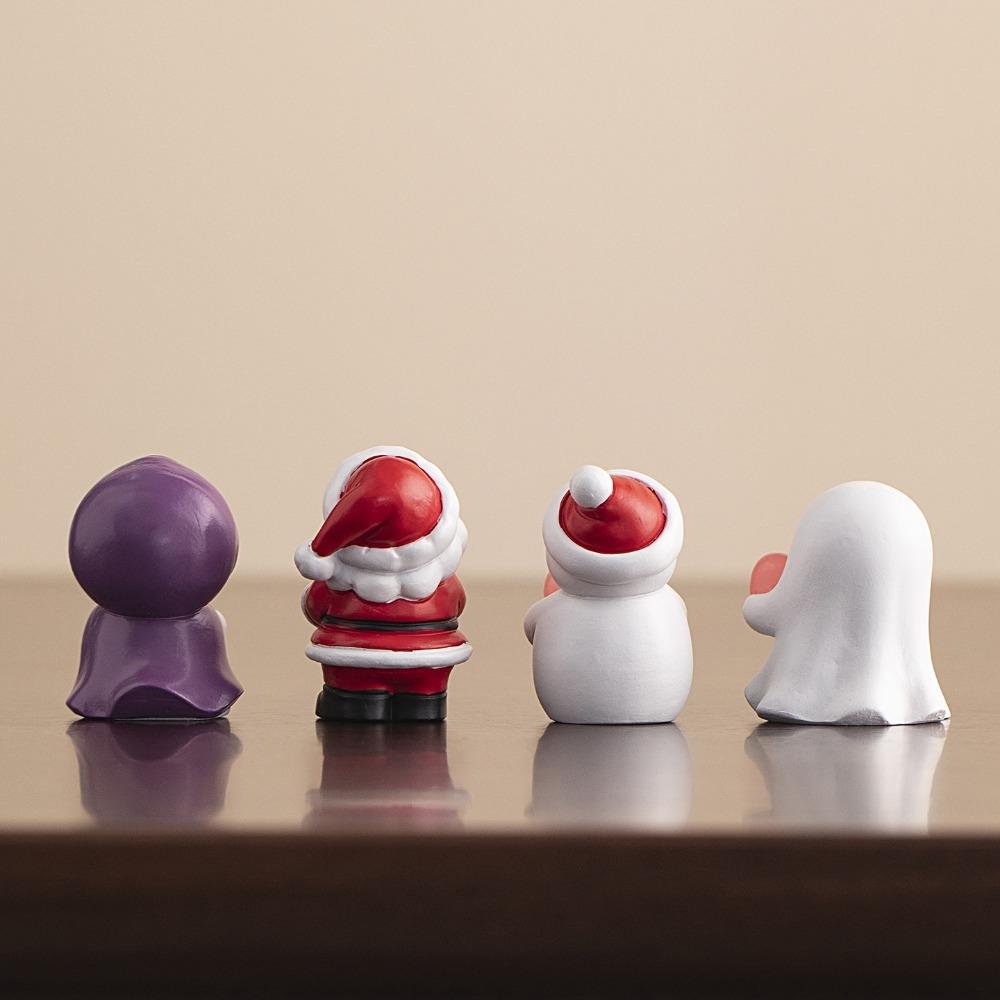 Kreative Weihnachtsmann Schneemann Geist Bastelarbeiten Ornamente Nische Heim Schreibtisch Dekoration Geschenke