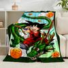 1PC Goku Anime Flannel Blanket Gift, Suitable for Both Men And Women, Soft Ideal for Beds And Sofa, Birthday Or Christmas Gift