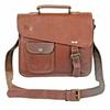 Men's S TO L Vintage Leather Satchel Messenger Man Laptop Briefcase Bag Shoulder