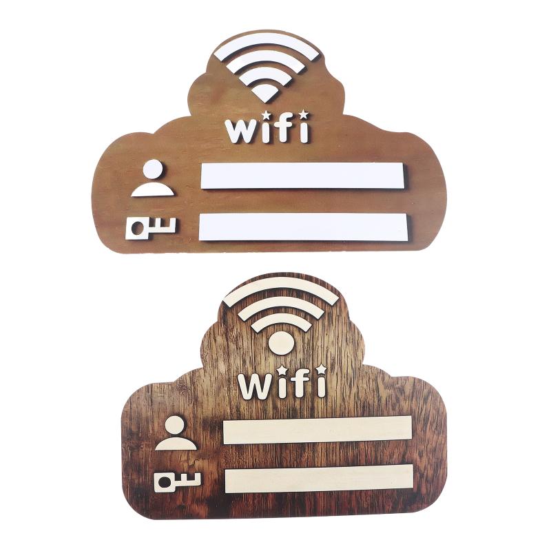 Минималистичный деревянный знак с паролем WiFi для настенного декора офиса, магазина, общественной гостевой зоны, доска-индикатор доступа к беспроводной сети