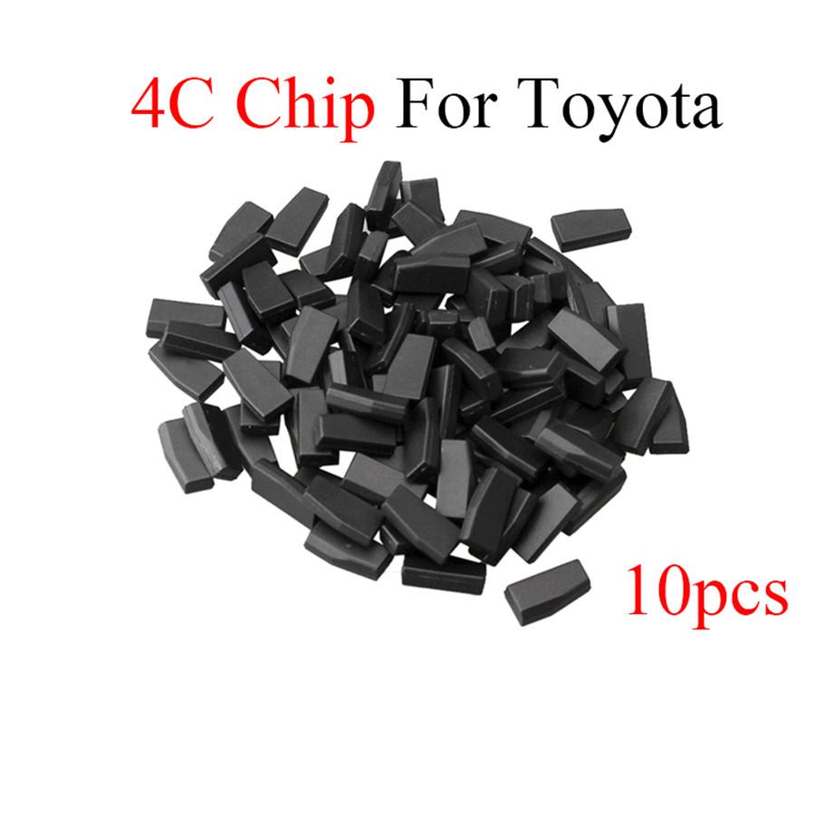 10 шт. Чип транспондера 4C Пустой ID 4C Чипы ключа автомобиля ID4C Для Toyota Camry Prado