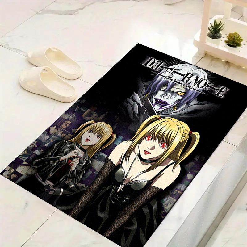 Death Note Anime Carpet Rug for Living Room Bedroom Home Sofa Decoration, Kids play Non-slip Floor Mat