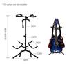 Fangzi Adjustable Stand with 3 Holders for and Bass Stringed Floor Tripod Bracket Multi-Guitar Acoustic, Electric, Guitars, Instruments,