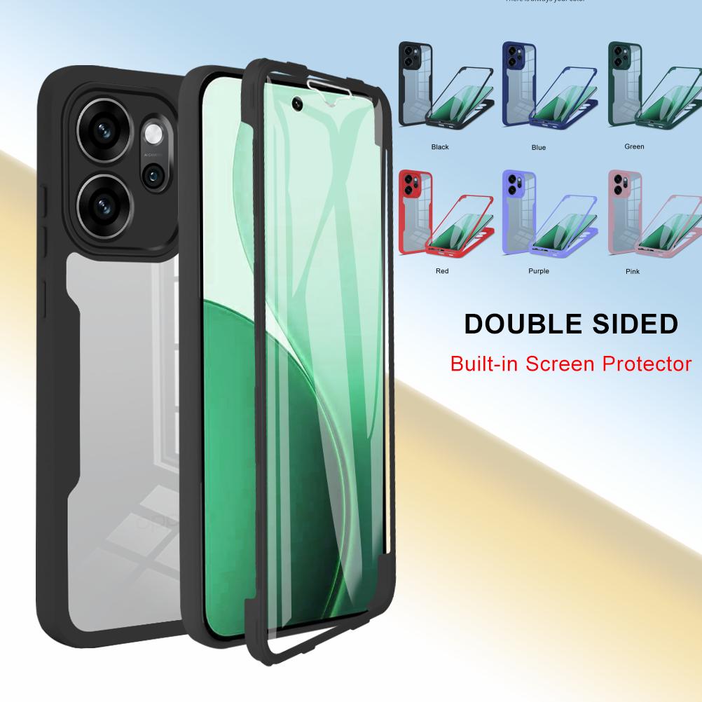 Чехол для OPPO Reno 14F 14 Pro Reno14 F 5G с защитой всего корпуса, противоударный, защитная крышка, защитное стекло, чехол