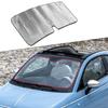 Для Fiat 500 Автомобильные солнцезащитные шторки на лобовое стекло, Солнцезащитные чехлы, Складные козырьки на переднее стекло, Солнцезащитная шторка, Защита от УФ-лучей, Авто