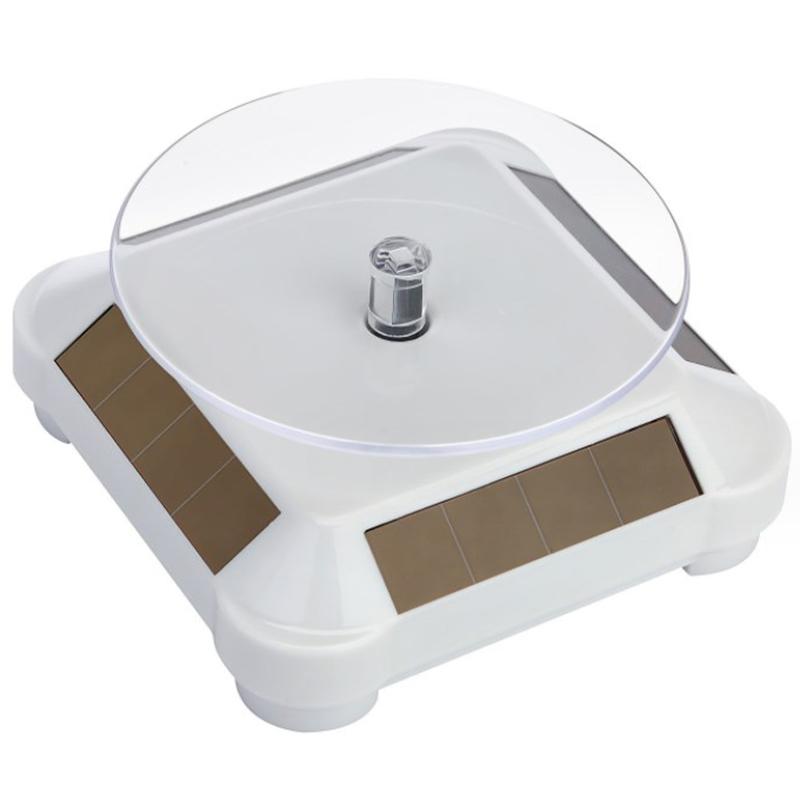 Продажи солнечной вращающейся выставочной витрины на 360 градусов стабилизированного автоматического проигрывателя двойного назначения для витрины