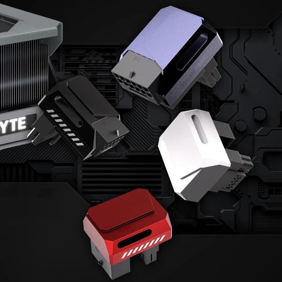 Разъем питания GPU для видеокарты серии RTX40 12VHPWR 16PIN с угловым подключением 90 градусов