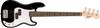 Squier by Fender Electric Bass Mini P Laurel Black with Soft Case Bass®, Fingerboard,