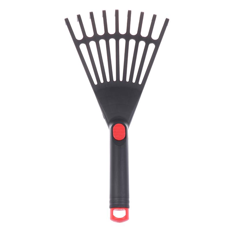 1 шт. садовые грабли для листьев и травы пластиковые грабли садовые грабли ручной инструмент для газона с ручкой инструмент для ухода за садом уход за растениями