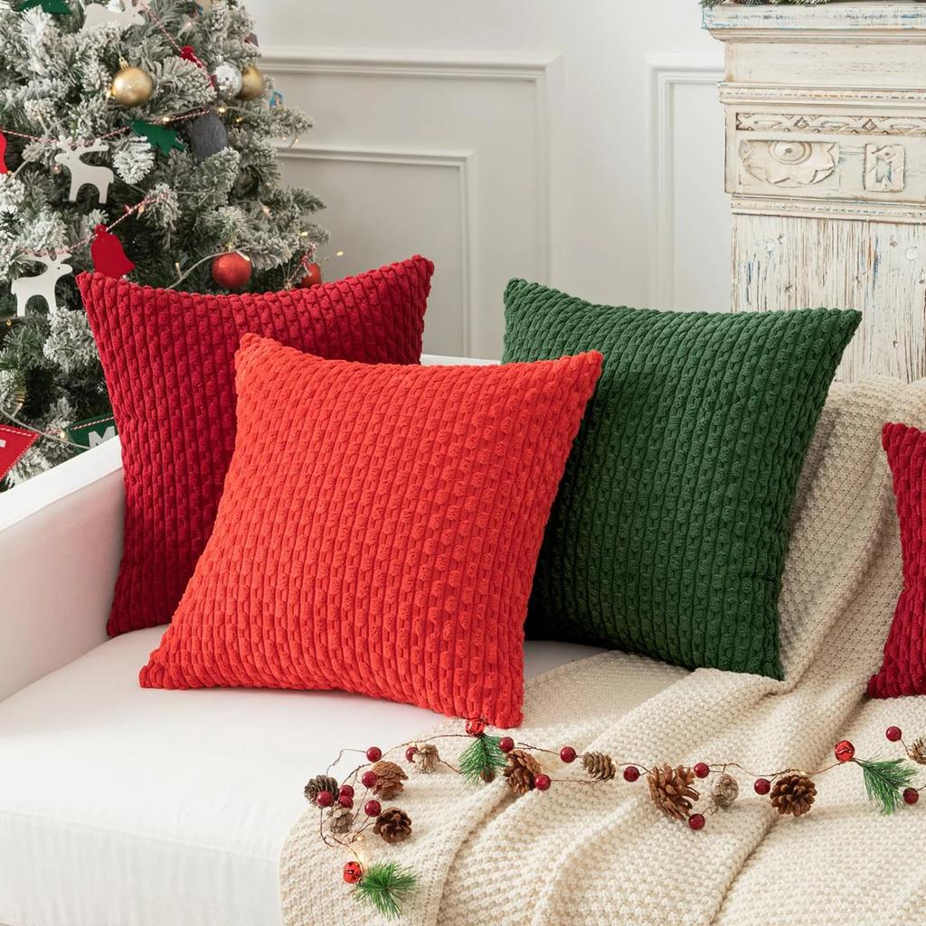 24*24in Pillow Cover Color Home Pillow Waist Cushion Cover