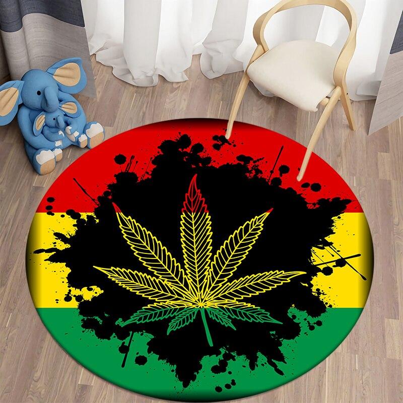 Черный кот Kawaii HD печатный круглый ковер для гостиной, коврики для кемпинга, пикника, фланелевый противоскользящий коврик, коврик для йоги, странные вещи