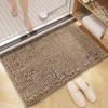 Solid Color Bathroom Absorbent Chenille Floor Mat Bathroom Door Mat Bathroom Non-slip Mat Toilet Door Blanket