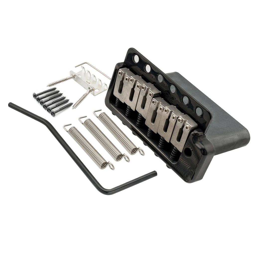 Wilkinson Guitar Tremolo Unit Tremolo Bridge For Stratocaster Electric Black WVPC-SB 10.8mm 6-Point Import/Japan Guitars,