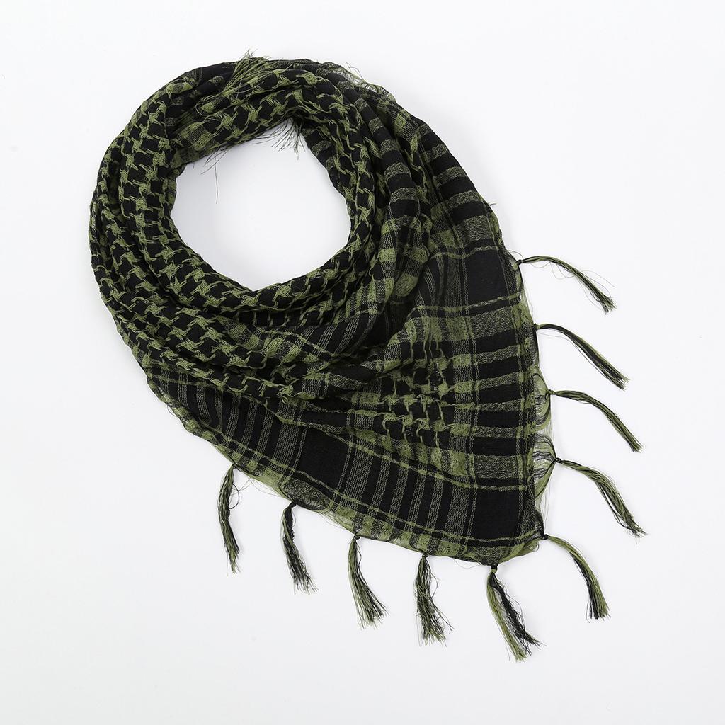 Спорт На открытом воздухе Арабская бандана Военный тактический шарф Многофункциональный Ветрозащитный Пескозащитный Теплый гейтор для шеи Головной платок