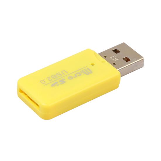 Mini Portable USB 2.0 High Speed Micro SD TF T-Flash Memory Card Reader Adapter