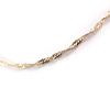 [C7355] - Gold Plated Chain / Necklace 'Singapore' 45 Cm 2.5 Mm