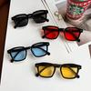 Fashion Plain Square Sunglasses Men Women Brand Designer Classic Vintage Sun Glasses Male Travel Shades