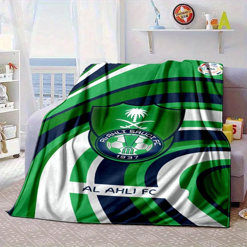 AS Saint-étienne Portable Blanket/Soft Blanket Bedding Blanket Suitable for Travel Camping Living Rooms Offices Sofas Fan Gifts