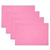 4 шт. коврик для резки A5, розовый, ПВХ, модель, коврик для вырезания, крафт-бумага, гравировка, весы, доска
