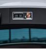 Наклейка-предупреждение об электрической крышке багажника Porsche