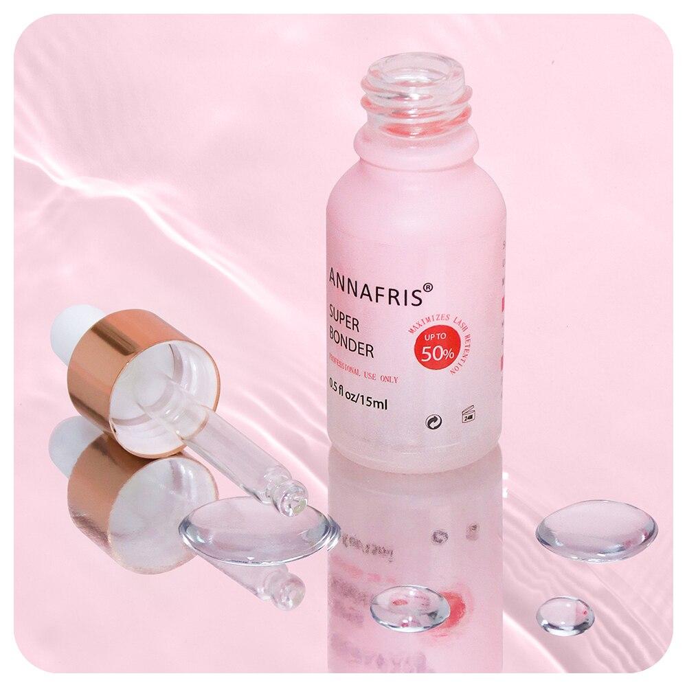 ANNAFRIS 10 мл/15 мл супер клей для наращивания ресниц, клей-отвердитель, водонепроницаемый, быстросохнущий, длительный срок службы