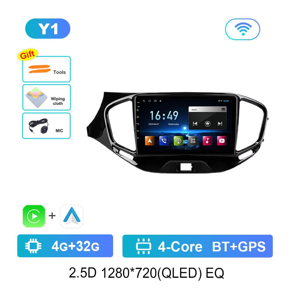 Bluetooth WiFi GPS Навигация Android 14 Система для LADA Vesta Cross Sport 2015 - 2020 IPS Экран Автомобильный Радио Мультимедийный проигрыватель 4G