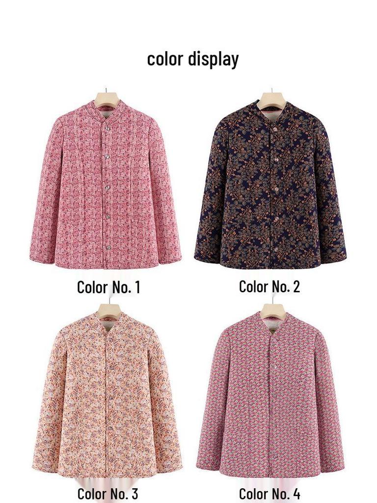 Теплое хлопковое пальто на бархатной подкладке для женщин среднего и пожилого возраста: Зимняя свободная куртка из верблюжьего пуха с защитой талии