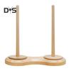 Wooden Yarn Holder Single or Double Yarn Skein Holder Desk Yarn Thread Dispenser Spinner for Crocheting Twirling Yarn Knitting Embroidery Accessory