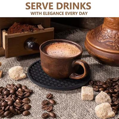 Силиконовые подставки Bebida Coaster, 3/6 шт., устойчивые к калориям, бандежа-де-копо, Esteira De Secagem Proteção Superior Da Mesa Antid