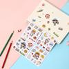 Multicolor PVC Stickers Cute Cartoon Patterns Phone Water Bottle Decor  Children Boys Girls