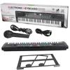61 Keys Electronic Organ Portable Digital Music Keyboard with Microphone Kids Toy