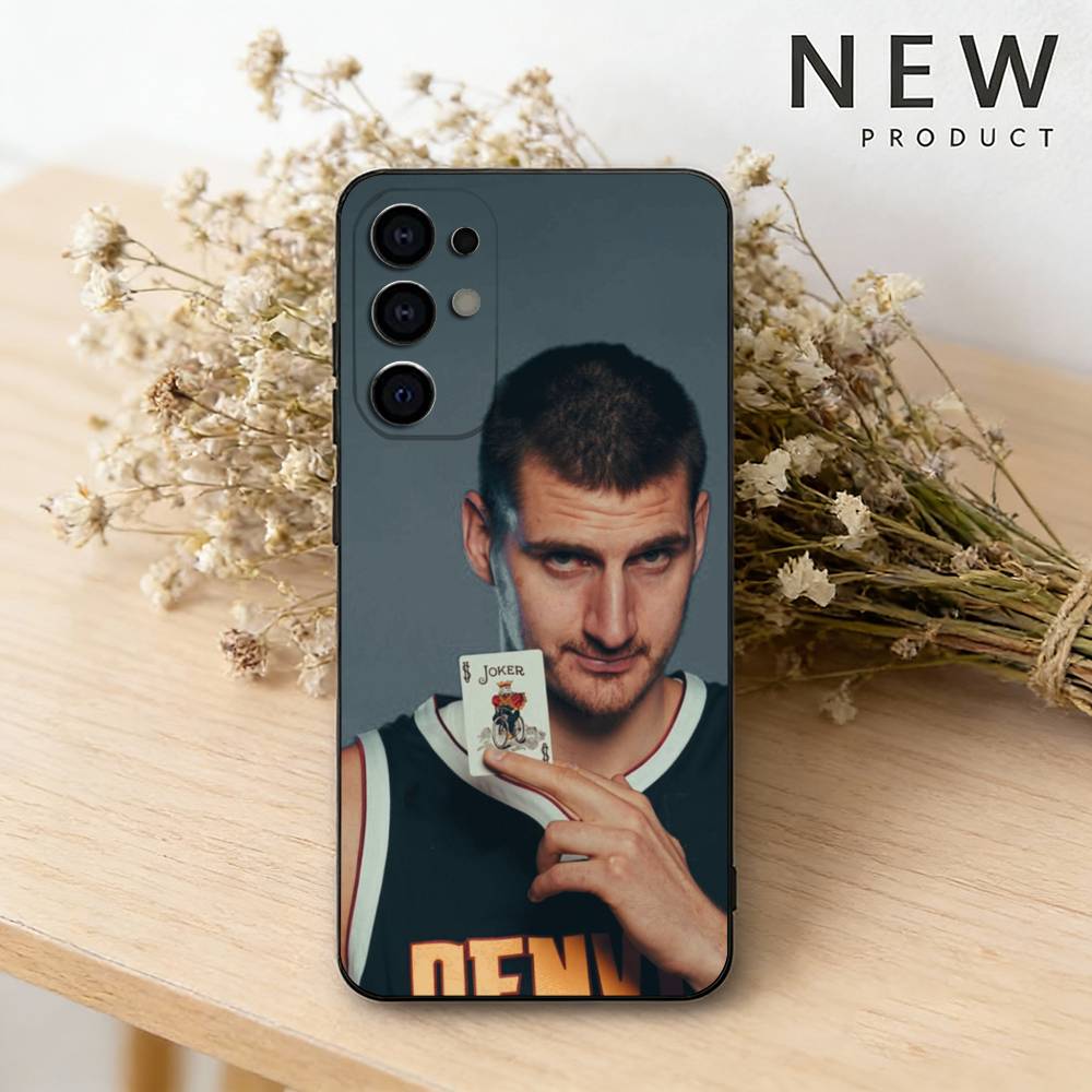 Nikola Jokic 15 MVP Phone Case For Samsung S26,25,24,23,22,21,20,30,Ultra,Plus,Fe,Lite Black Shell