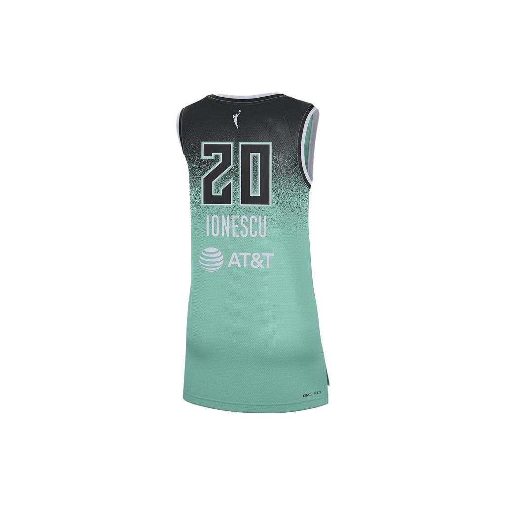 Nike Женский спортивный костюм WNBA Rebel Editon New York Liberty Sabrina Ionescu 2023 Dri-Fit Victory, цвет мятный/черный, уличная одежда FD0806-305