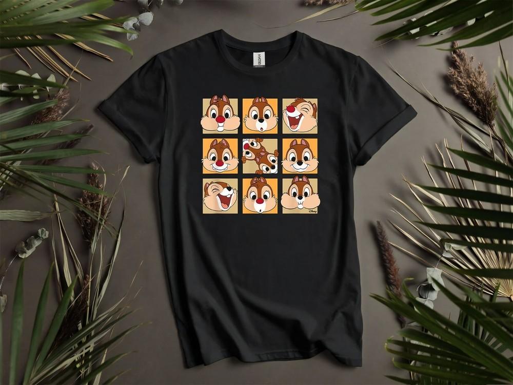 Chip Dale Face Grid N T Rescue Rangers Hoodie Tshirt Men Women Unisex AD89