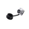 WEIPU SF12 Waterproof M12 2 3 4 5 6 7 9 Pin Wire Cable Aviation Connector Docking Back Nut Male Plug Female Socket Panel Mount