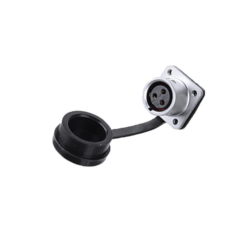 WEIPU SF12 Waterproof M12 2 3 4 5 6 7 9 Pin Wire Cable Aviation Connector Docking Back Nut Male Plug Female Socket Panel Mount