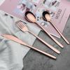 5/10/20 Pcs Colorful Dinnerware Cutlery Set 304 Stainless Steel Flatware Set Mirror Knife Fork Spoon Tableware Set Kitchen Silverware