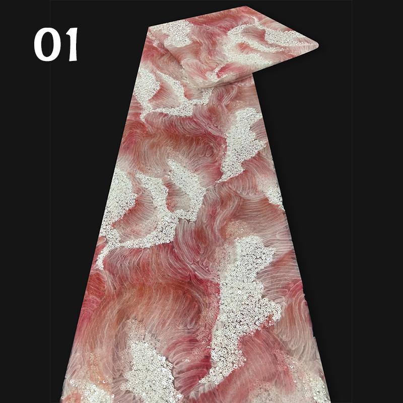 Роскошная вышивка бисером из жемчуга, высококачественное кружево с пайетками, тюлевое кружево, дизайнерская ткань для шитья платьев и одежды своими руками