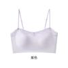 New, cool thin shoulder straps can be exposed underwear women's summer thin small breasts gather lace tube top bra cover bra