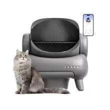 Smart Automatic Self-Cleaning Cat Litter Box - Large Space, Open-Top, Odor Eliminator, Suitable for Overweight Cats