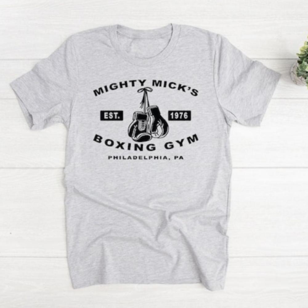 Mighty Mick's Boxing Gym Shirt Rocky Balboa Shirt Boxing Shirt Boxer Gift Boxer Men Tops Cotton Clothes Harajuku Clothes
