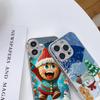 Чехлы для телефонов Ae108 Happy New Year Merry Christmas из гальванизированного стекла для Samsung S25 Ultra iPhone 16 Xiaomi Redmi OPPO, полная защита объектива, задняя крышка