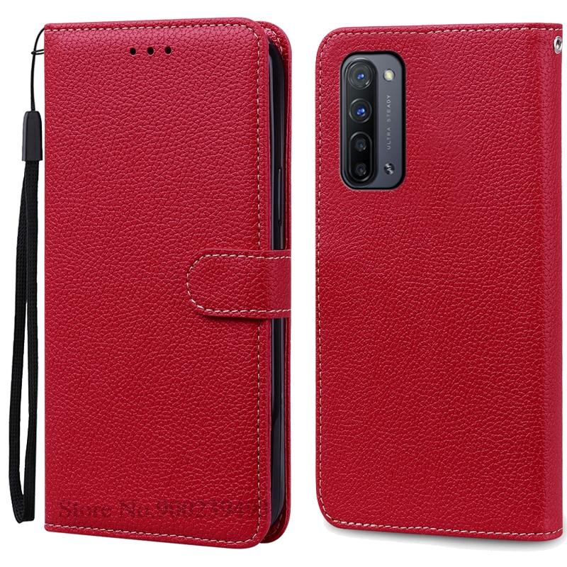 Для OPPO Find X2 Lite Чехол Кошелек Кожаный Чехол-книжка Для OPPO Find X2 Lite Чехол-книжка Чехол для телефона Coque Fundas Shell