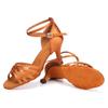 Latin Dance Shoes Women's Satin Standard Salsa Heeled 3 Inchs