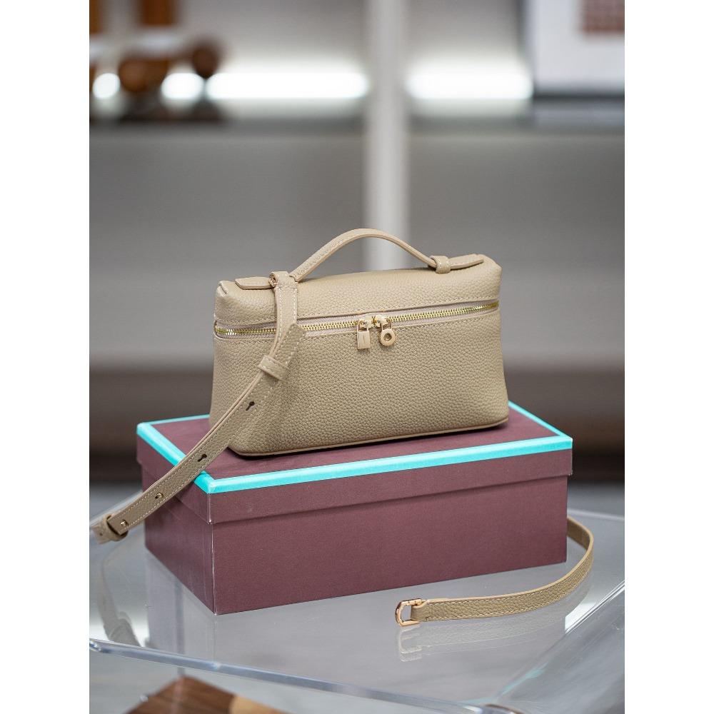 2025 Маленькая сумка-ланч-бокс, сумка из высококачественной кожи, женская сумка через плечо, универсальная для женщин